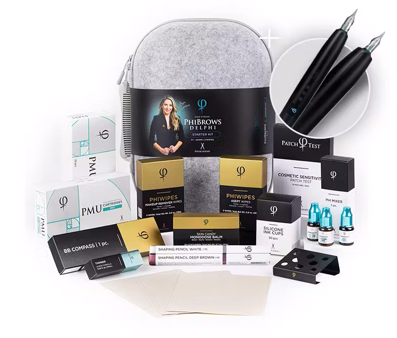 delphibrows_starter_kit phi academy σεμιναρια